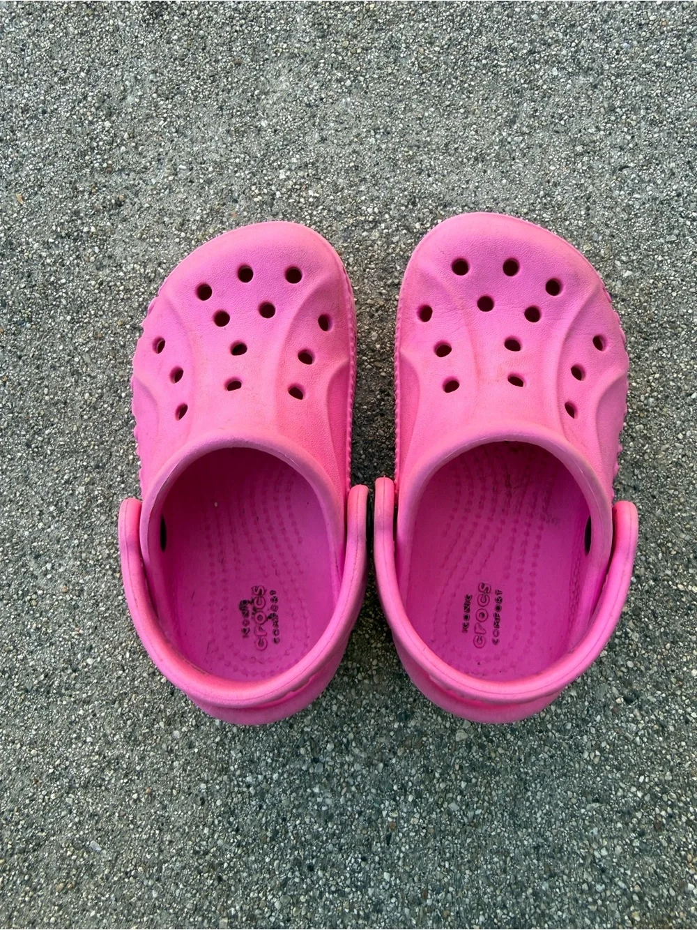 CROCS Kids Baya Clogs size 6 pink summer camp pool beach camping